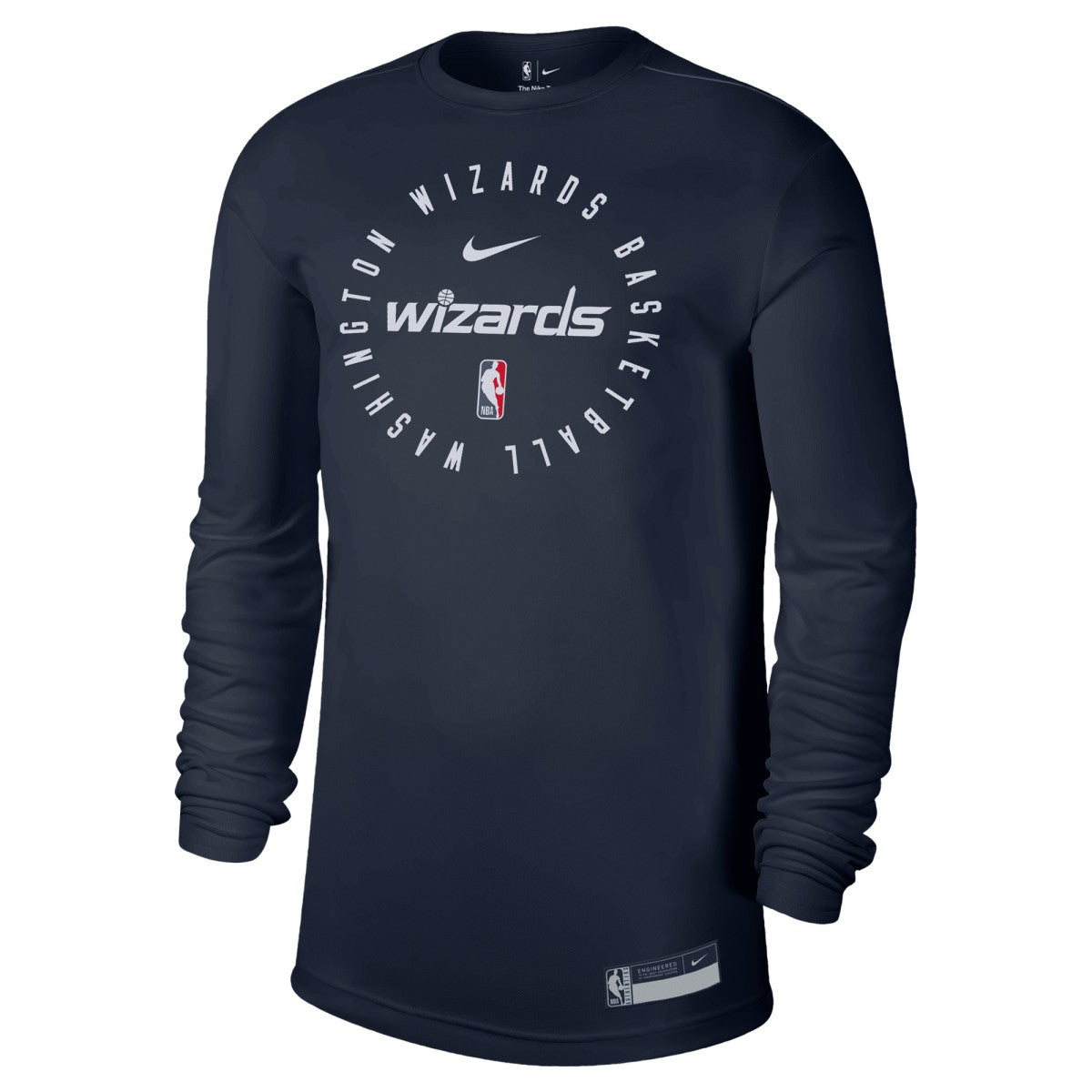 Washington Wizards 2024/25 Legend On-Court Practice Long Sleeve T-Shirt Navy - Nike