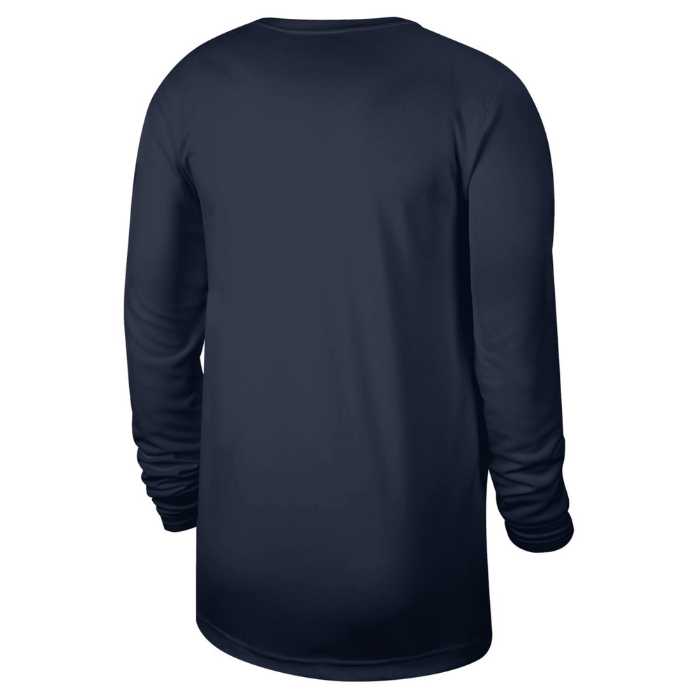 Washington Wizards 2024/25 Legend On-Court Practice Long Sleeve T-Shirt Navy - Nike