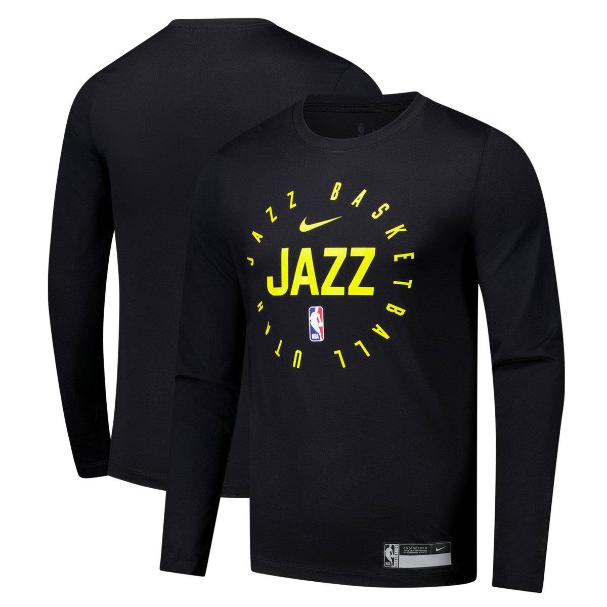 Utah Jazz 2024/25 Legend On-Court Practice Long Sleeve T-Shirt Black - Nike