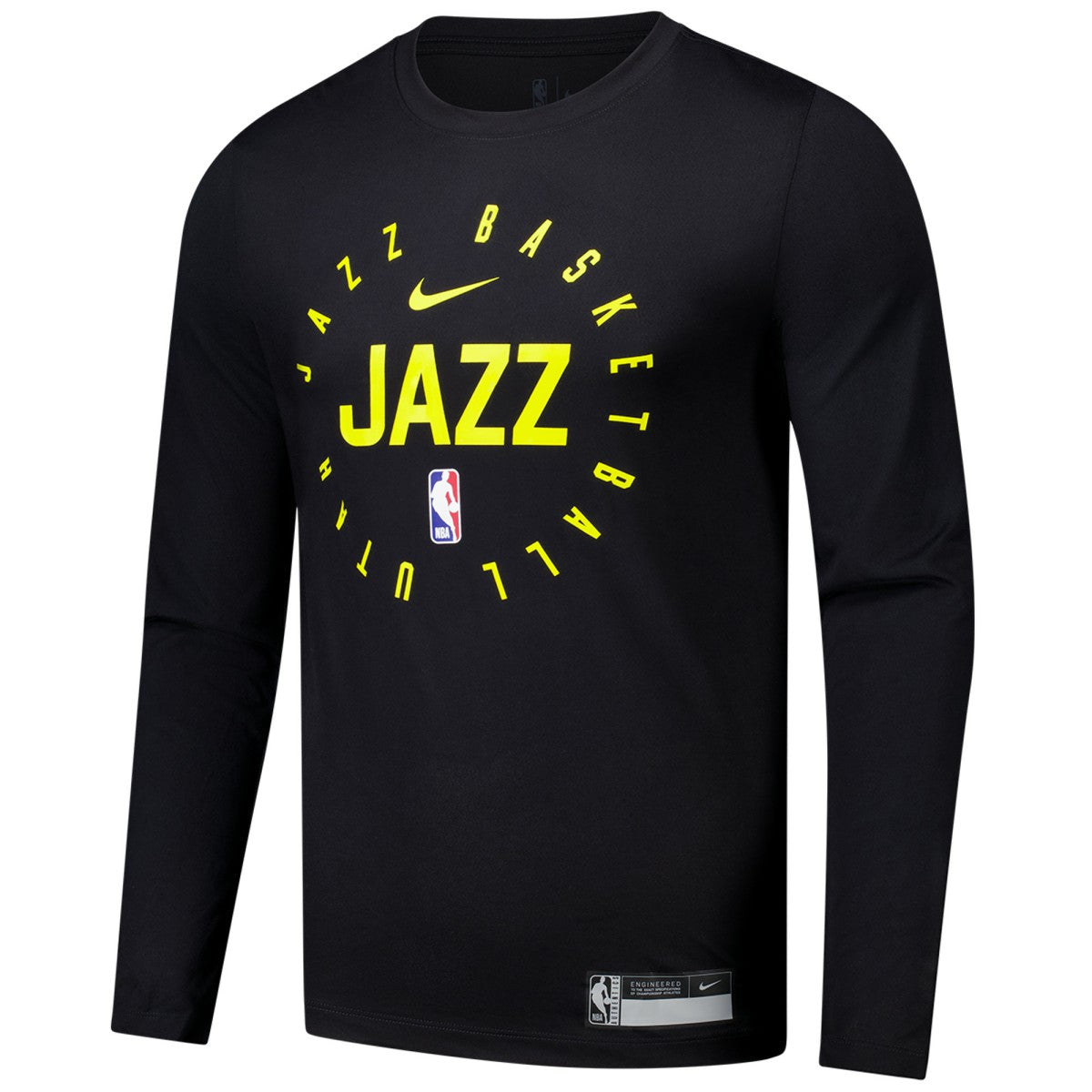 Utah Jazz 2024/25 Legend On-Court Practice Long Sleeve T-Shirt Black - Nike