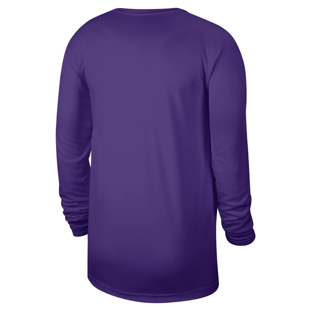 Sacramento Kings 2024/25 Legend On-Court Practice Long Sleeve T-Shirt Purple - Nike