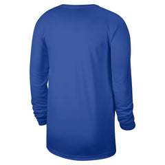 Dallas Mavericks 2024/25 Legend On-Court Practice Long Sleeve T-Shirt Blue - Nike
