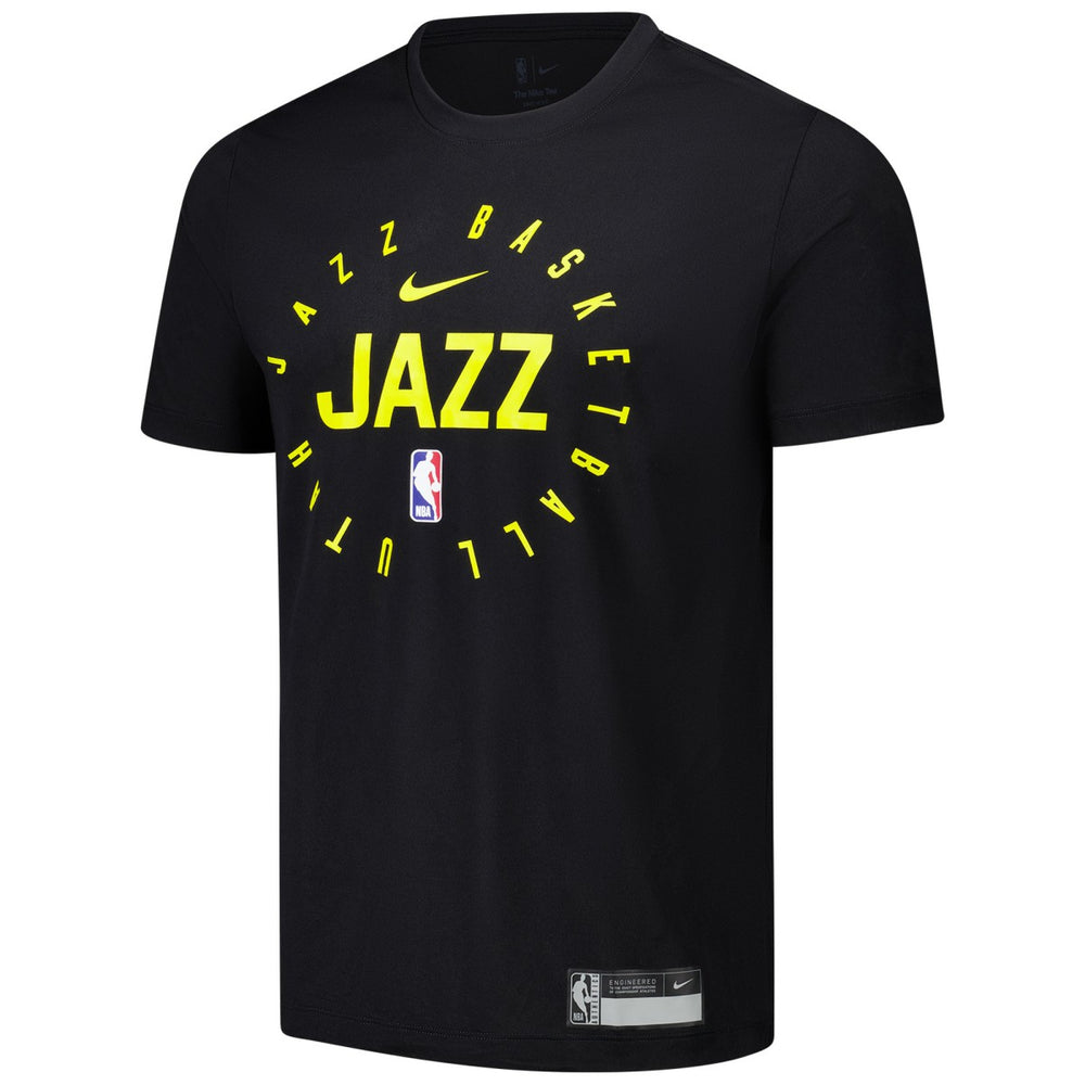 Utah Jazz 2024/25 Legend On-Court Practice Performance T-Shirt Black - Nike