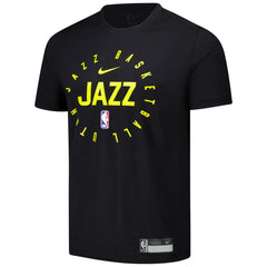 Utah Jazz 2024/25 Legend On-Court Practice Performance T-Shirt Black - Nike
