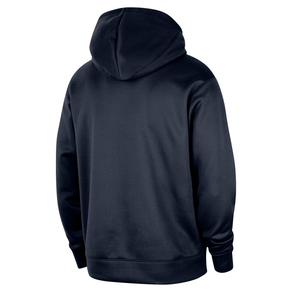 Memphis Grizzlies 2024/25 Spotlight On-Court Practice Performance Pullover Hoodie Navy - Nike