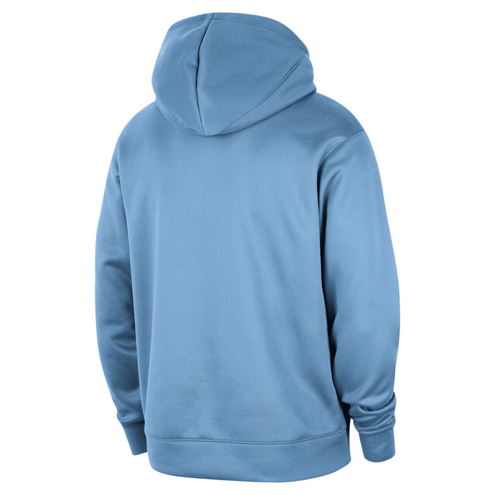 Memphis Grizzlies 2024/25 Spotlight On-Court Practice Performance Pullover Hoodie Light Blue - Nike