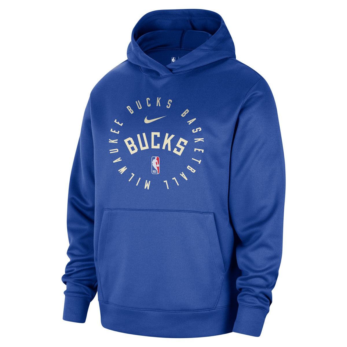 Milwaukee Bucks 2024/25 Spotlight On-Court Practice Performance Pullover Hoodie Royal - Nike