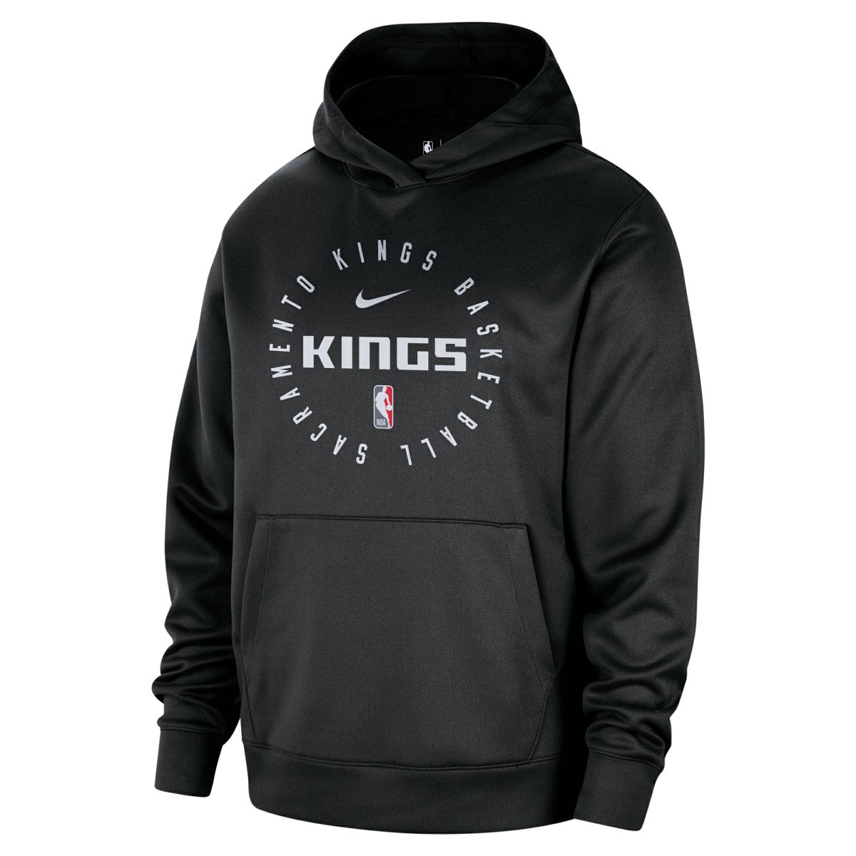Sacramento Kings 2024/25 Spotlight On-Court Practice Performance Pullover Hoodie Black - Nike