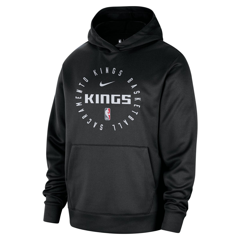 Sacramento Kings 2024/25 Spotlight On-Court Practice Performance Pullover Hoodie Black - Nike