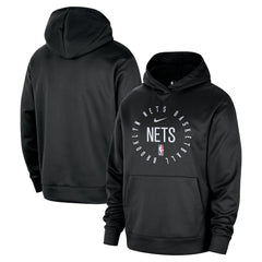 Brooklyn Nets 2024/25 Spotlight On-Court Practice Performance Pullover Hoodie Black - Nike