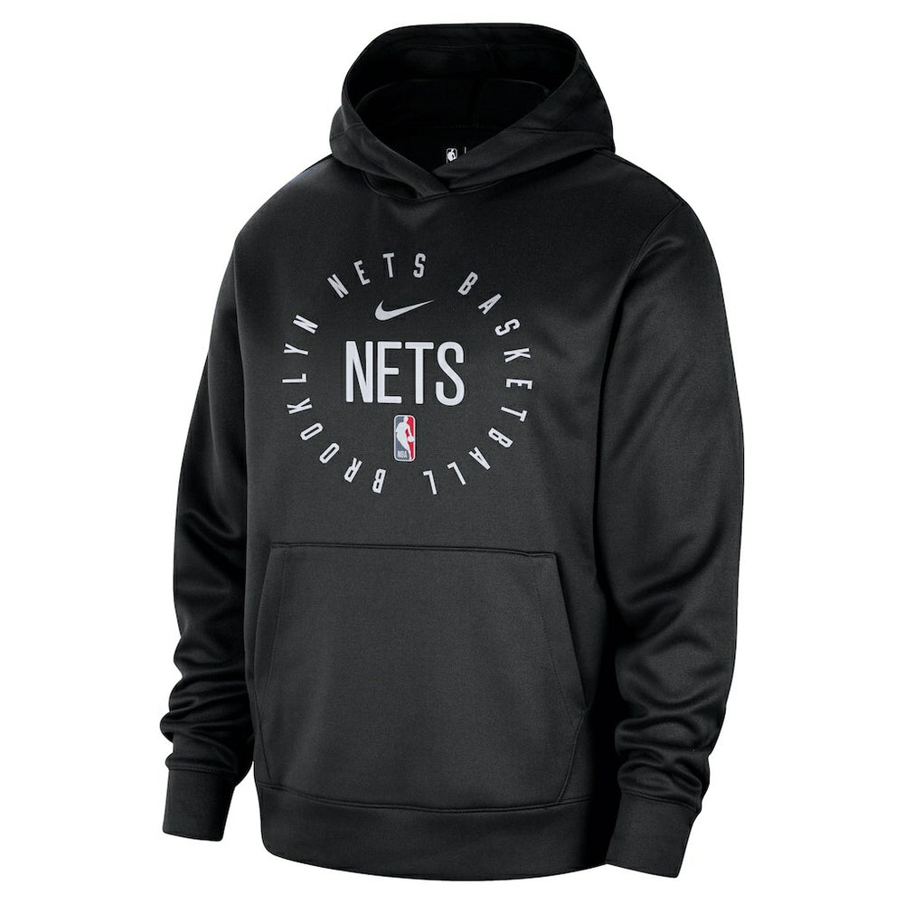Brooklyn Nets 2024/25 Spotlight On-Court Practice Performance Pullover Hoodie Black - Nike