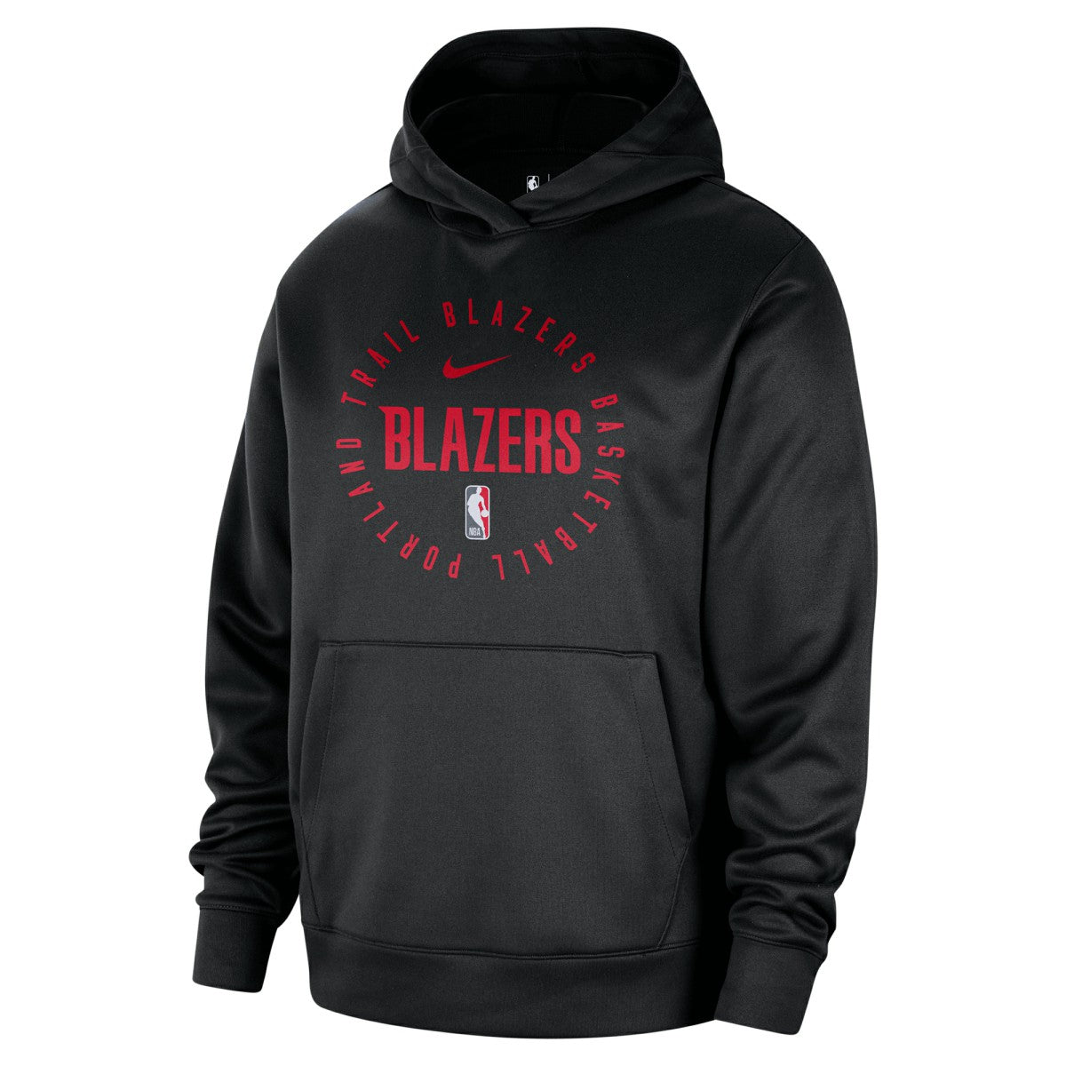 Portland Trail Blazers 2024/25 Spotlight On-Court Practice Performance Pullover Hoodie Black - Nike