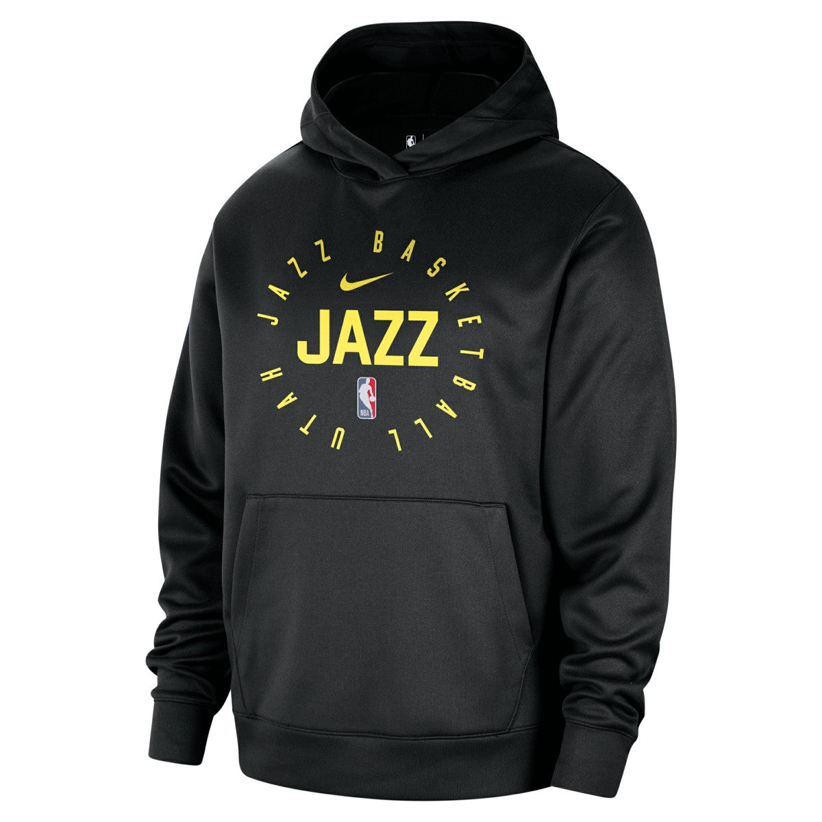 Utah Jazz 2024/25 Spotlight On-Court Practice Performance Pullover Hoodie Black - Nike