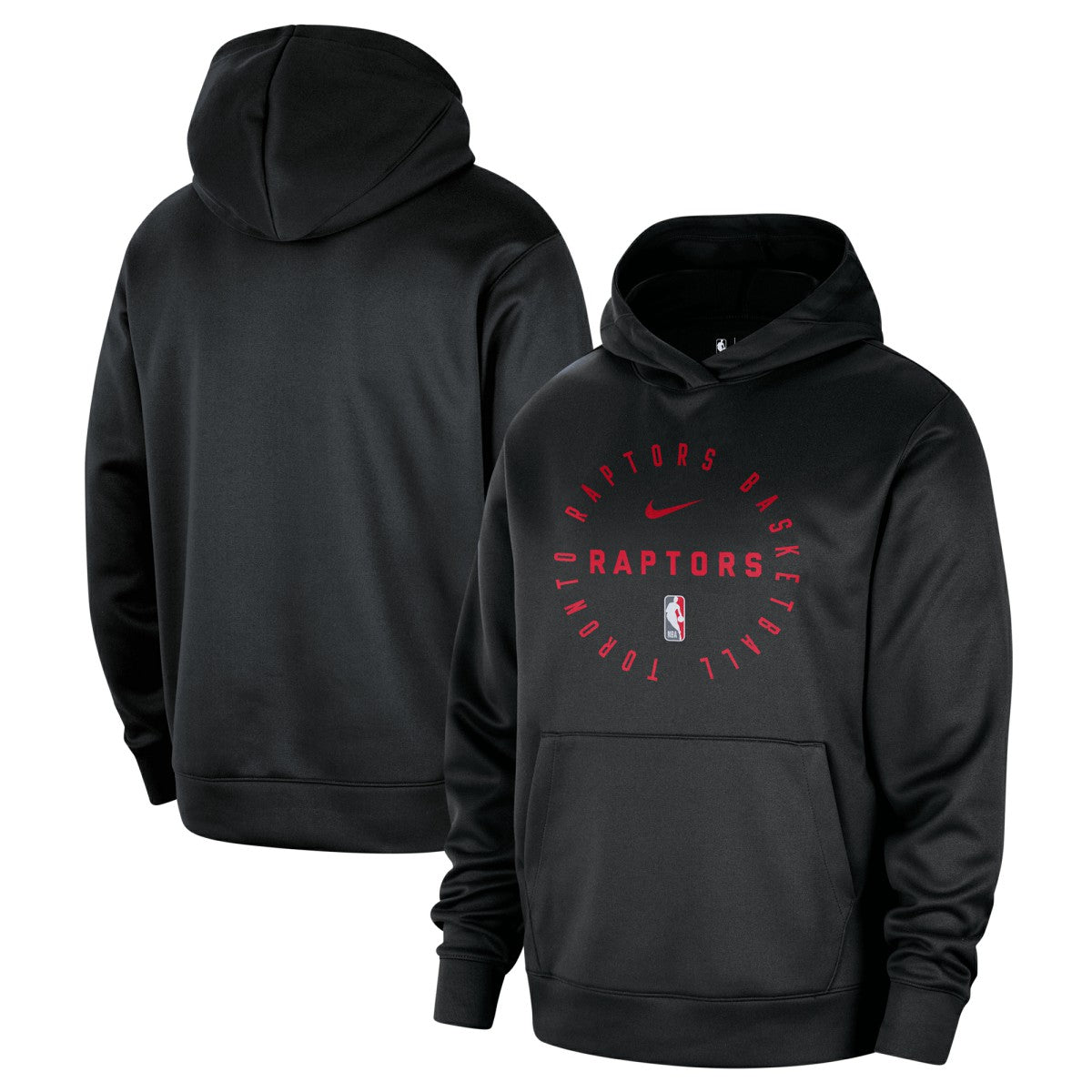 Toronto Raptors 2024/25 Spotlight On-Court Practice Performance Pullover Hoodie Black - Nike