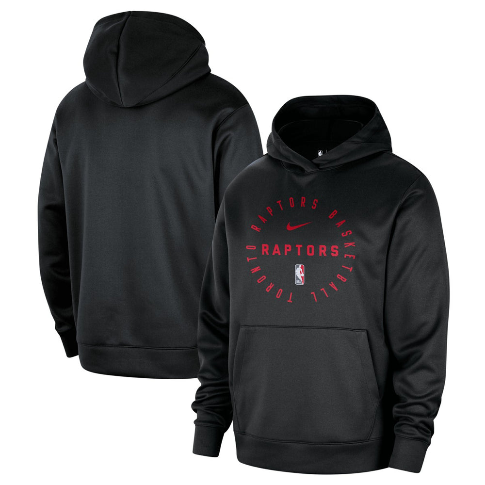 Toronto Raptors 2024/25 Spotlight On-Court Practice Performance Pullover Hoodie Black - Nike
