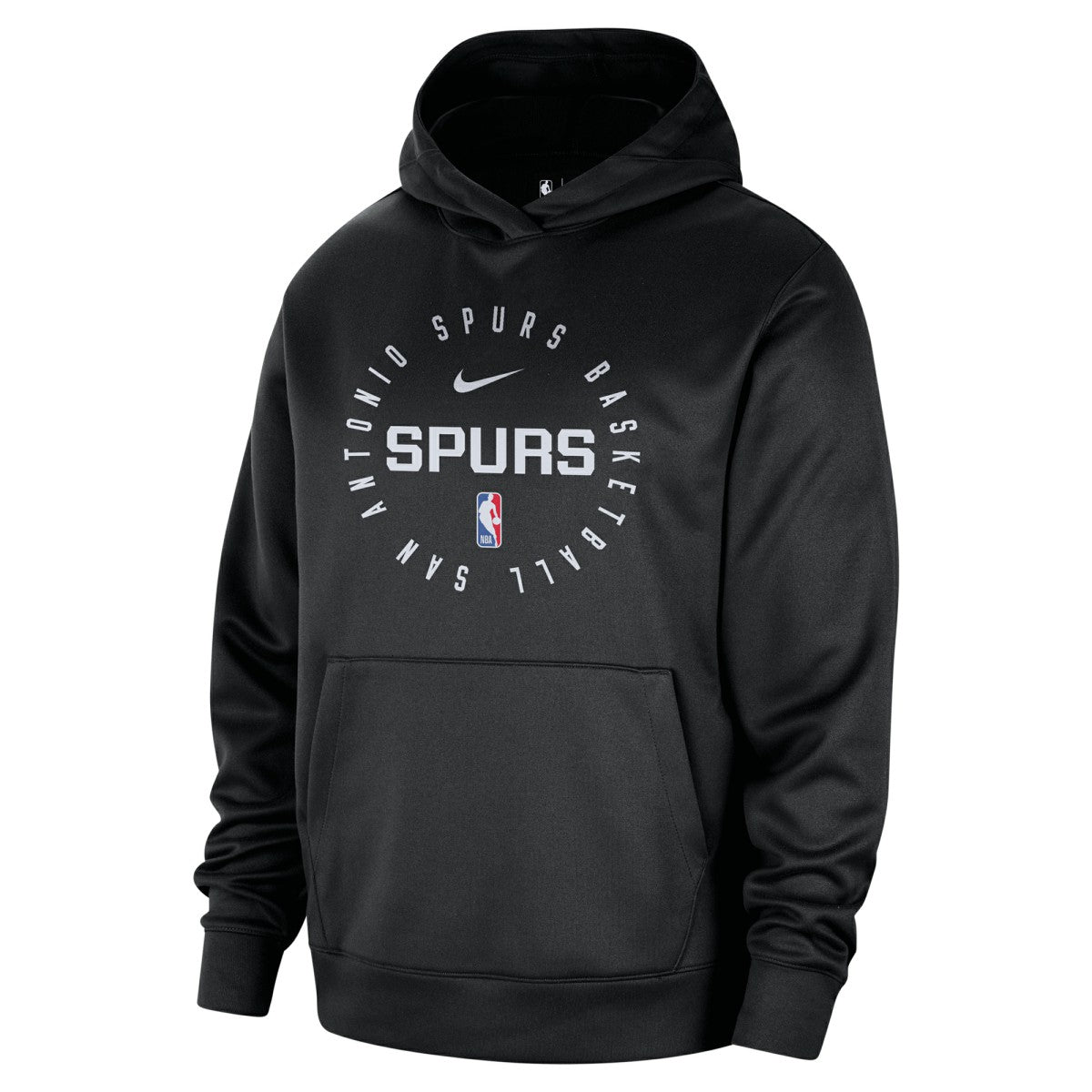 San Antonio Spurs 2024/25 Spotlight On-Court Practice Performance Pullover Hoodie Black - Nike