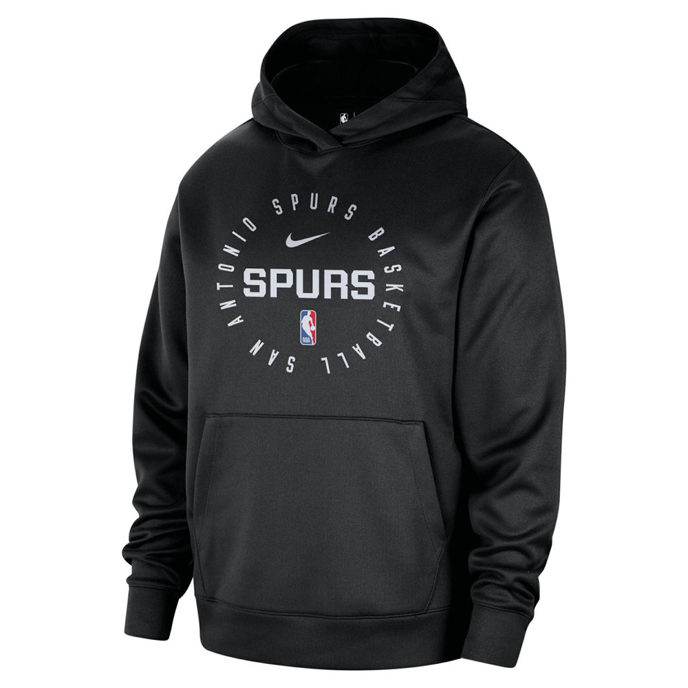 San Antonio Spurs 2024/25 Spotlight On-Court Practice Performance Pullover Hoodie Black - Nike