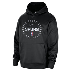 San Antonio Spurs 2024/25 Spotlight On-Court Practice Performance Pullover Hoodie Black - Nike
