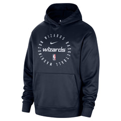 Washington Wizards 2024/25 Spotlight On-Court Practice Performance Pullover Hoodie Navy - Nike