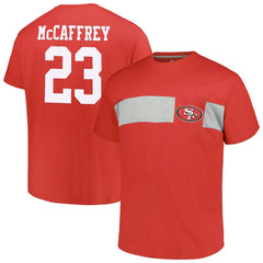 Christian McCaffrey San Francisco 49ers Big & Tall T-Shirt - Scarlet T-shirts