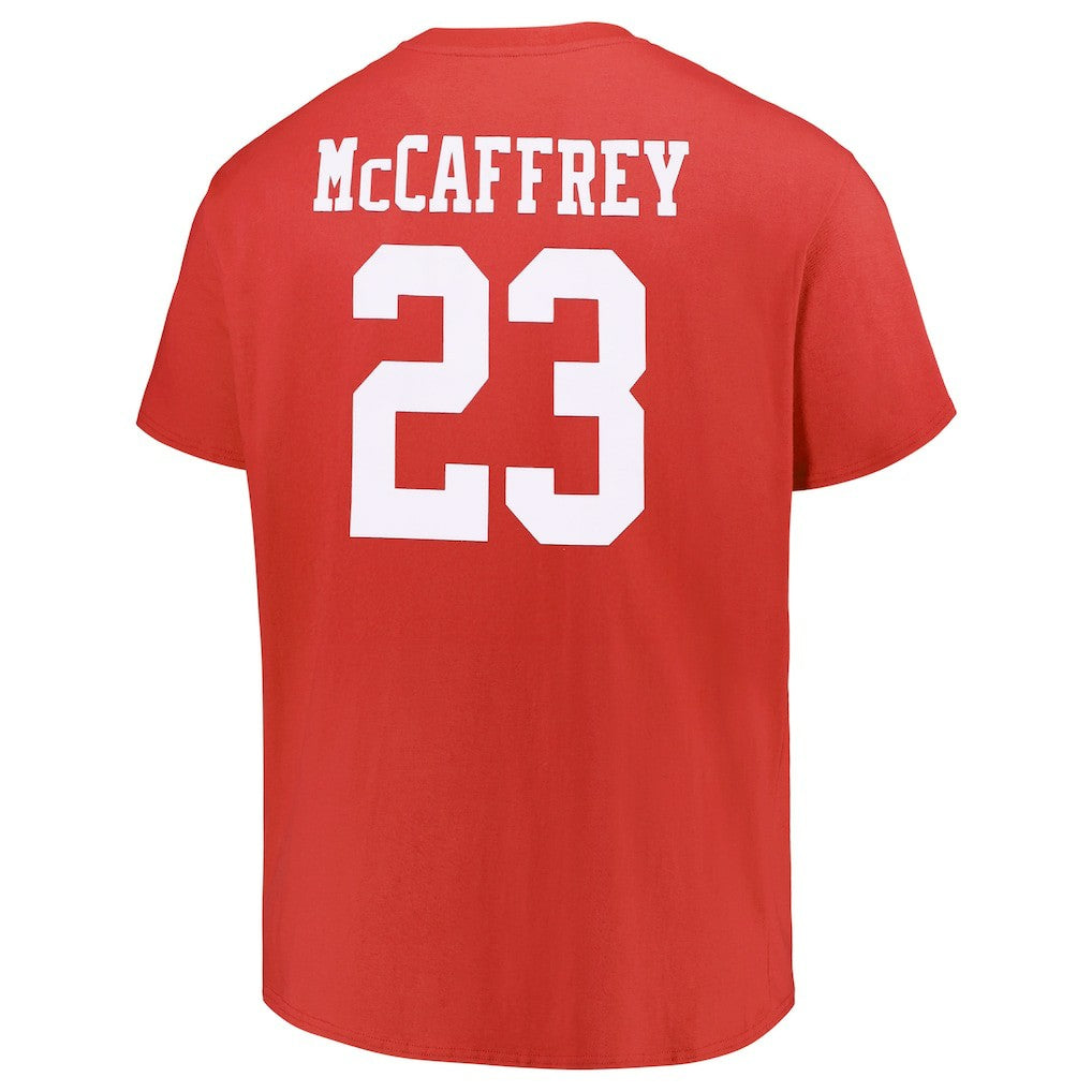 Christian McCaffrey San Francisco 49ers Big & Tall T-Shirt - Scarlet T-shirts