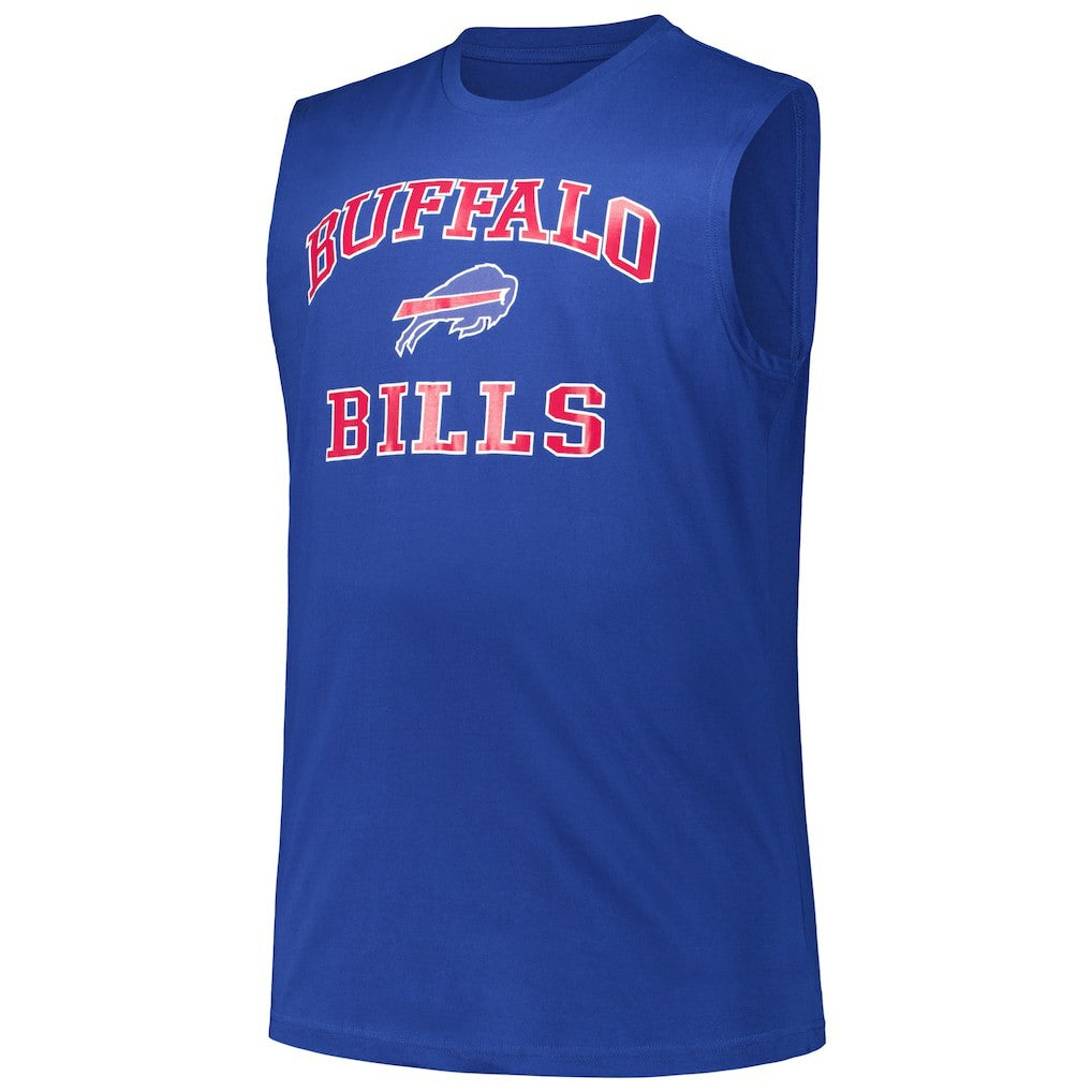 Josh Allen Buffalo Bills Big & Tall Muscle Tank Top - Royal Tops