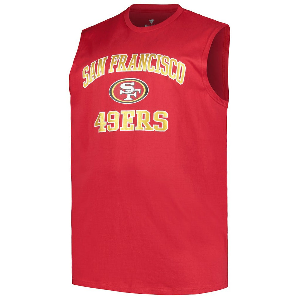 Christian McCaffrey San Francisco 49ers Big & Tall Muscle Tank Top - Scarlet Tops