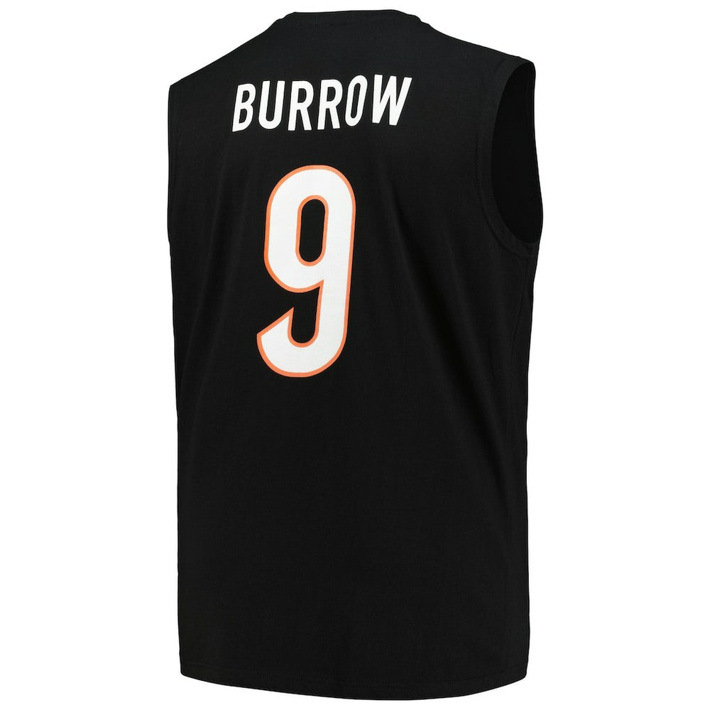Joe Burrow Cincinnati Bengals Big & Tall Muscle Tank Top - Black Tops