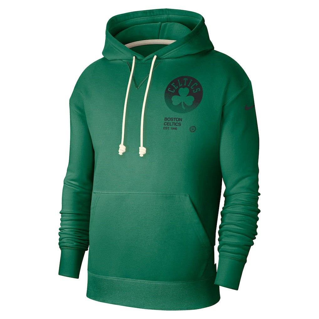 Boston Celtics Courtside Standard Issue Premium Performance Pullover Hoodie Kelly Green - Nike