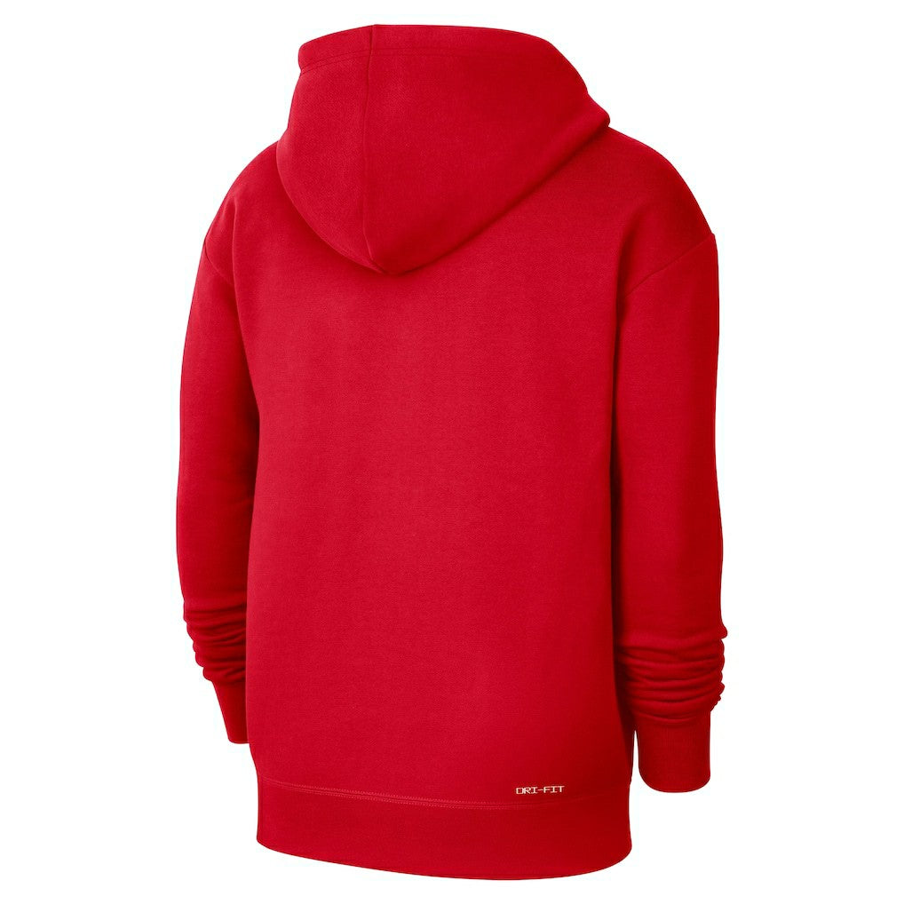 Atlanta Hawks Courtside Standard Issue Premium Performance Pullover Hoodie Red - Nike
