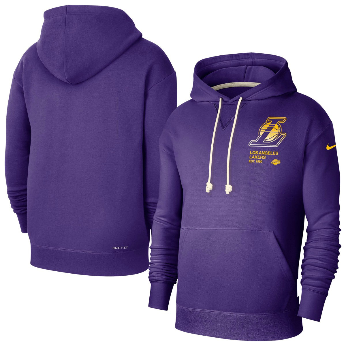 Los Angeles Lakers Courtside Standard Issue Premium Performance Pullover Hoodie Purple - Nike