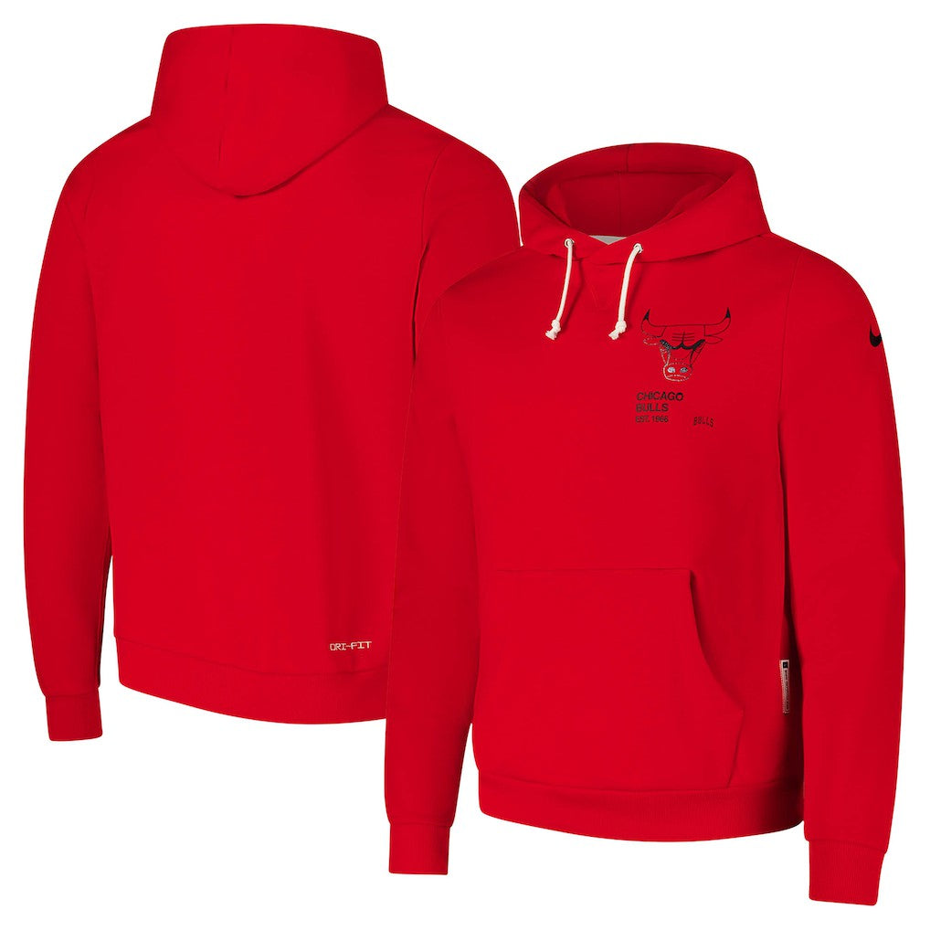 Chicago Bulls Courtside Standard Issue Premium Performance Pullover Hoodie Red - Nike