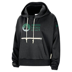 Boston Celtics Women's Courtside Standard Issue Performance Pullover Hoodie Black - Nike