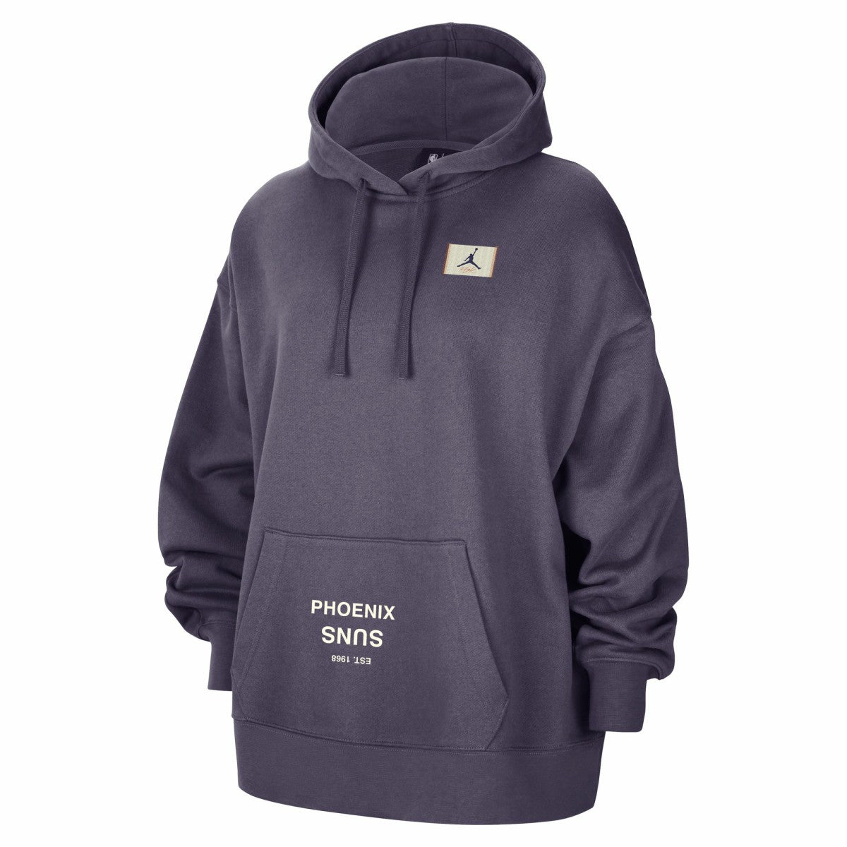 Phoenix Suns Jordan Brand Women's Courtside Statement Edition Oversized Pullover Hoodie Purple