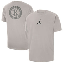Brooklyn Nets Jordan Brand Statement Edition Jumpman Flight Heavyweight T-Shirt Stone outlet