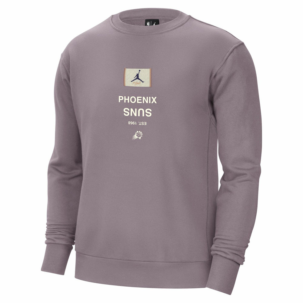 Phoenix Suns Jordan Brand Courtside Statement Edition Heavyweight Pullover Sweatshirt Purple