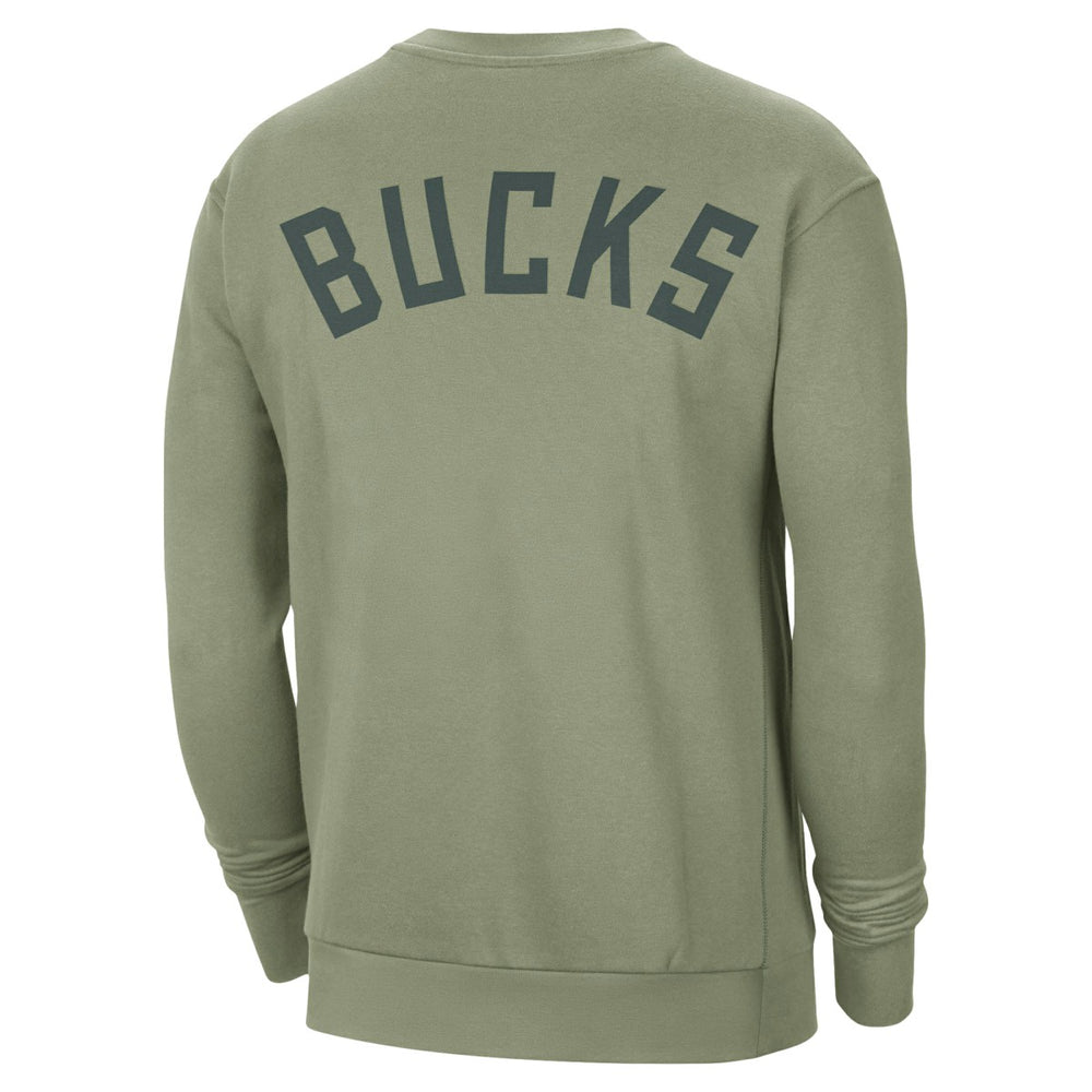Milwaukee Bucks Jordan Brand Courtside Statement Edition Heavyweight Pullover Sweatshirt Green