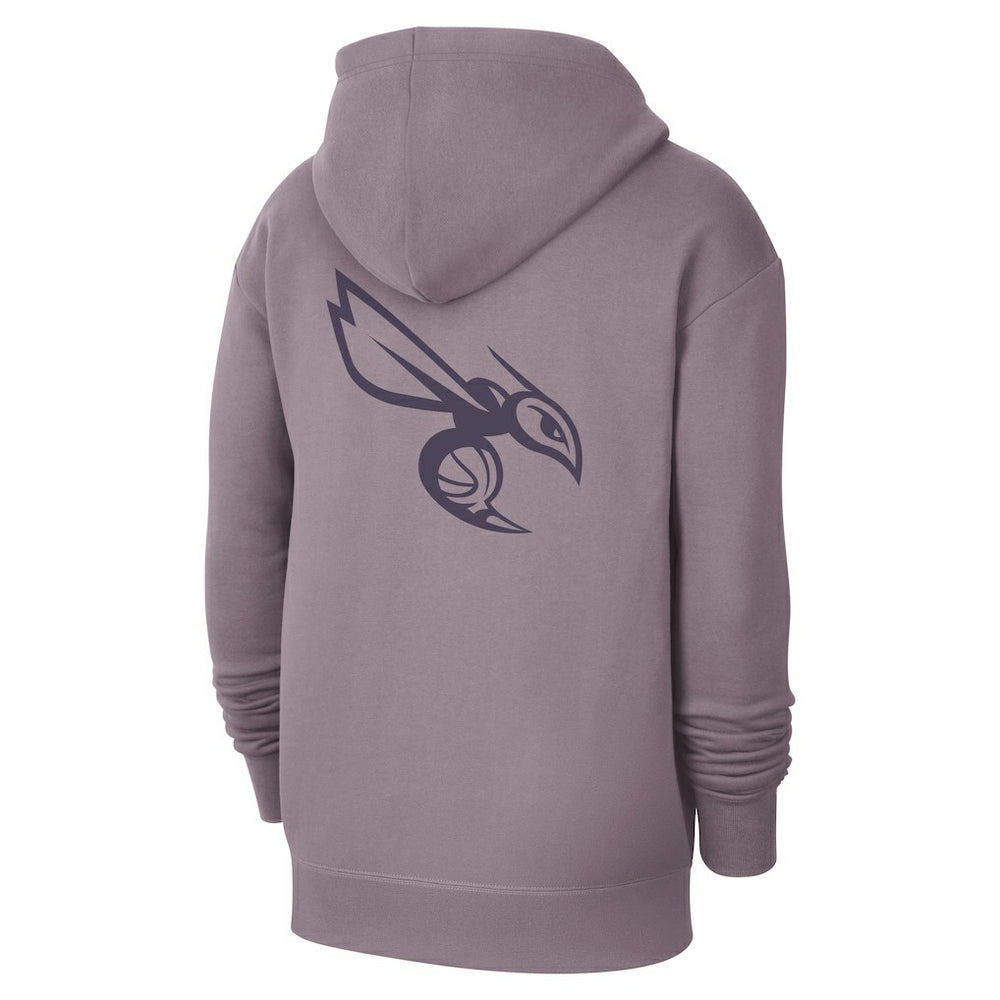 Charlotte Hornets Jordan Brand Courtside Statement Edition Pullover Hoodie Purple