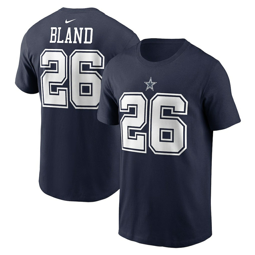 DaRon Bland Dallas Cowboys Player Name & Number T-Shirt - Navy T-shirts