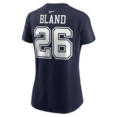 DaRon Bland Dallas Cowboys Women's Player Name & Number T-Shirt - Navy T-shirts