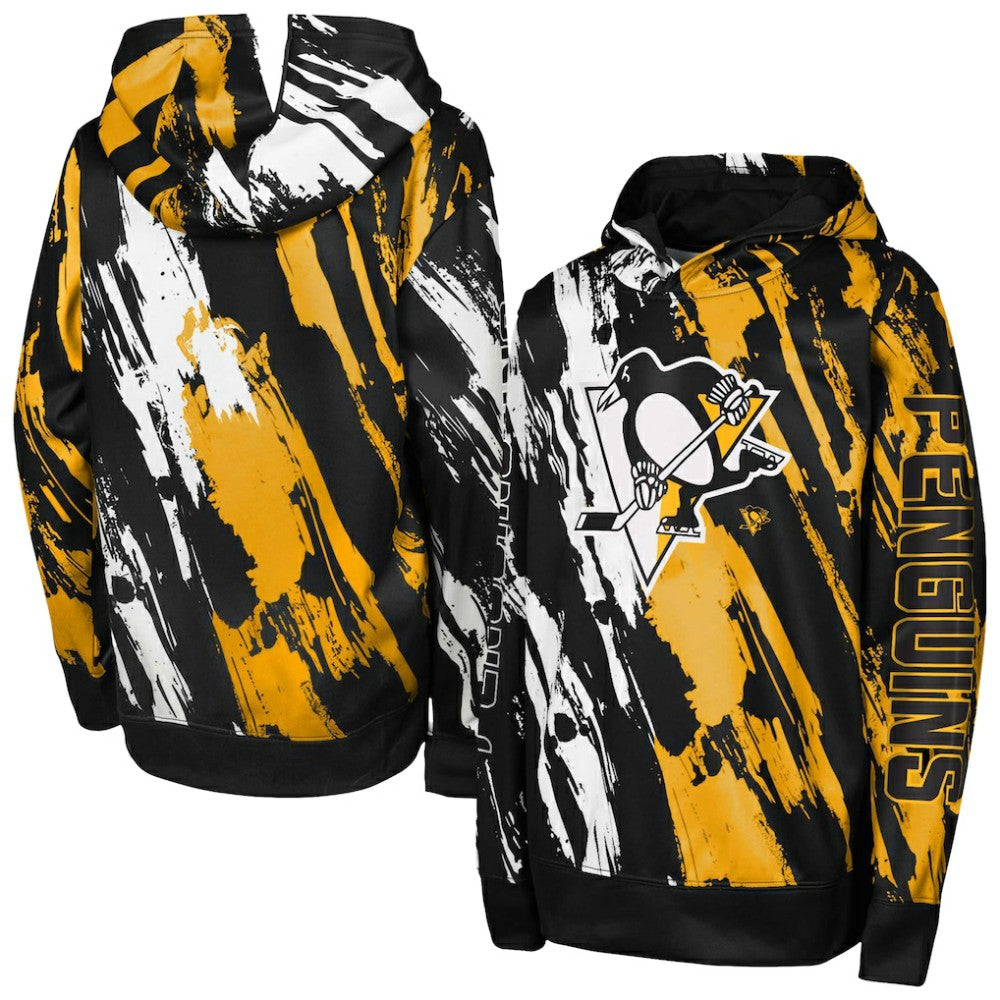 Pittsburgh Penguins Preschool Master Snipe Pullover Hoodie - Black | US 201002354