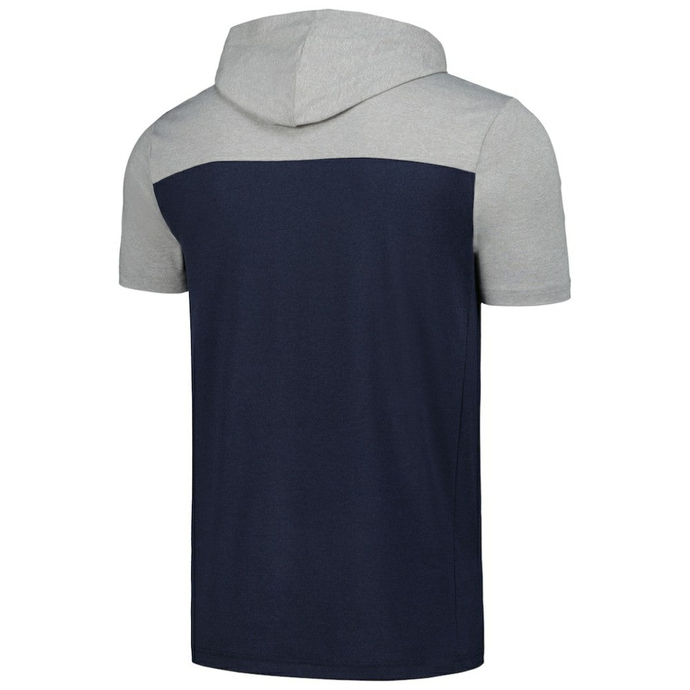 Tampa Bay Rays New Era Active Brushed Hoodie T-Shirt - Navy Hoodies