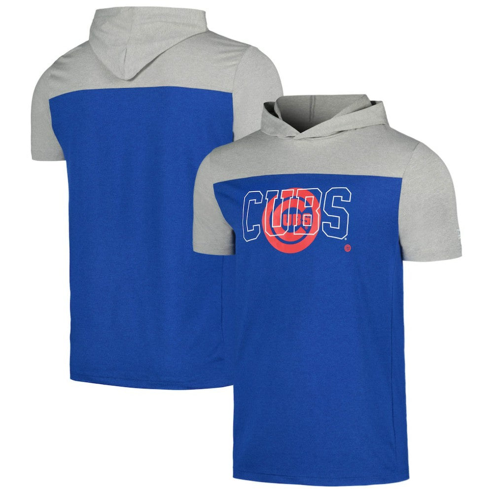 Chicago Cubs New Era Active Brushed Hoodie T-Shirt - Royal Hoodies