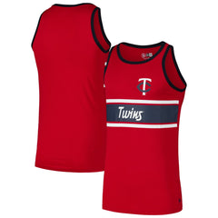 Minnesota Twins New Era Jersey Ringer Tank Top - Red Jerseys