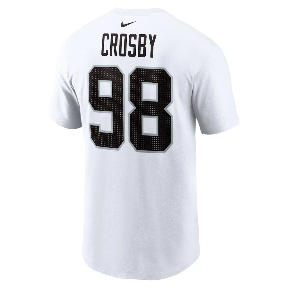 Maxx Crosby Las Vegas Raiders Player Name & Number T-Shirt - White T-shirts