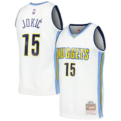Nikola Jokic Denver Nuggets 2016/17 Throwback Swingman Jersey White - Mitchell & Ness outlet