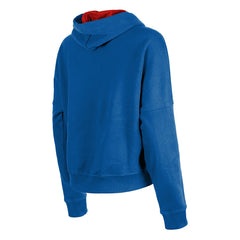 Buffalo Bills New Era Women's Throwback Boxy Pullover Hoodie - Royal Hoodies