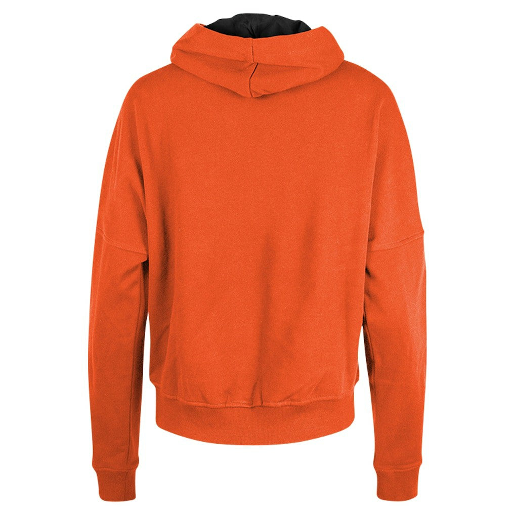 Cincinnati Bengals New Era Women's Boxy Pullover Hoodie - Orange Hoodies