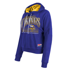 Minnesota Vikings New Era Women's Boxy Pullover Hoodie - Purple Hoodies