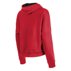 San Francisco 49ers New Era Women's Boxy Pullover Hoodie - Scarlet Hoodies